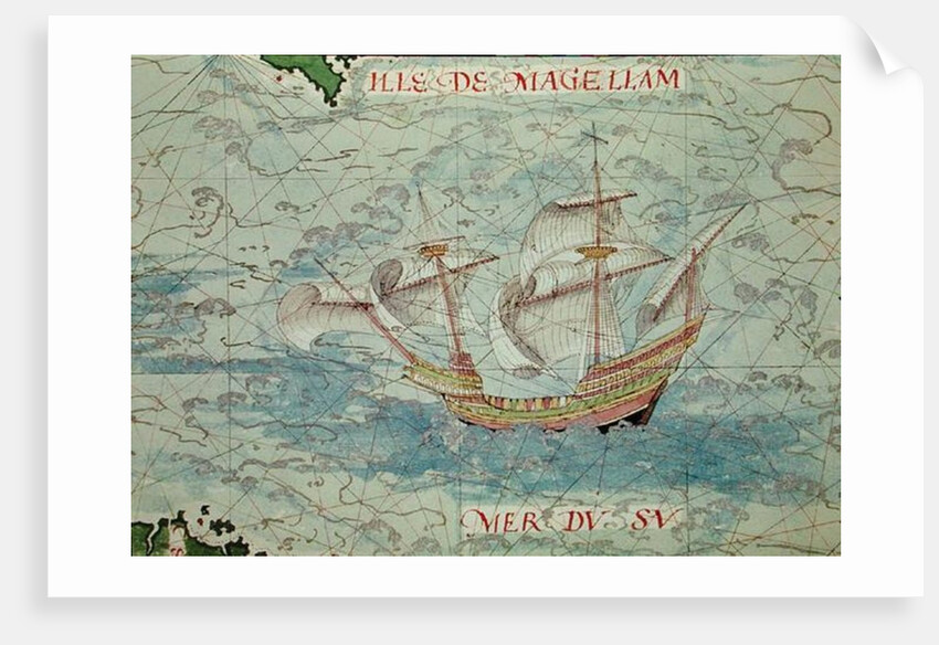 A Caravel by Guillaume Le Testu