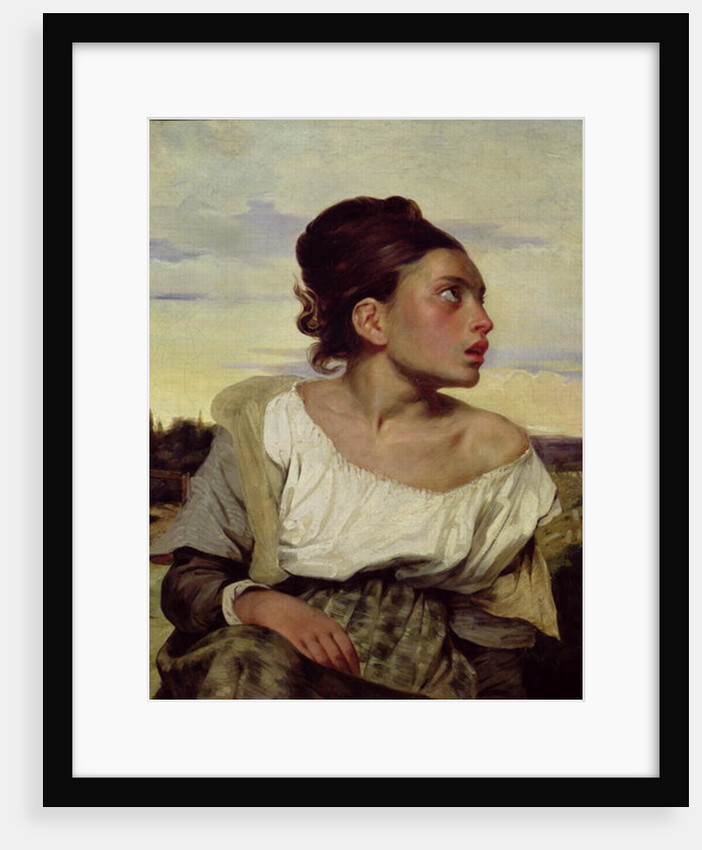 Young Orphan in the Cemetery, 1824 by Ferdinand Victor Eugene Delacroix