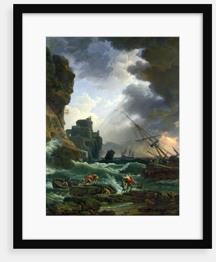 The Storm, 1777 by Claude Joseph Vernet