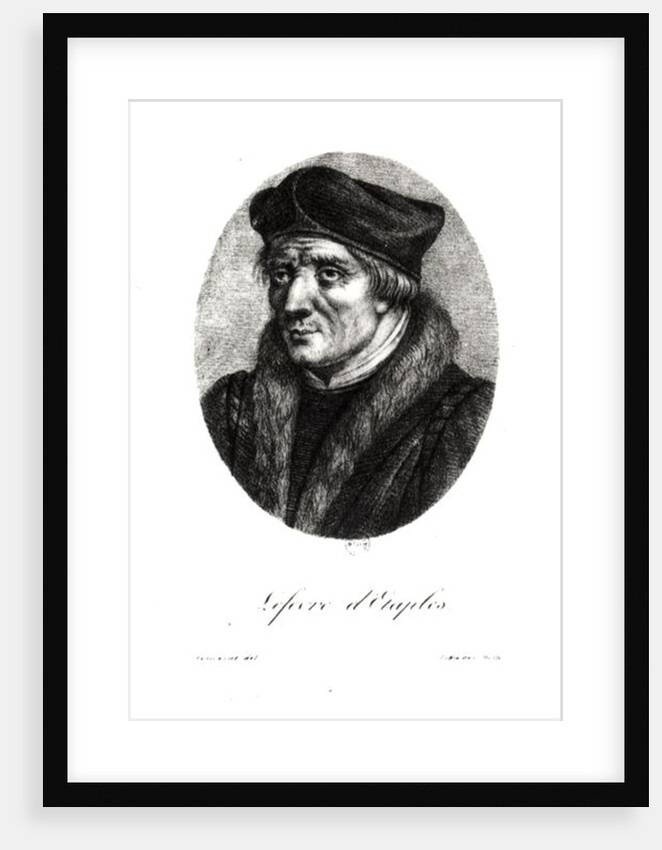 Portrait of Jacques Lefevre d'Etaples by French School