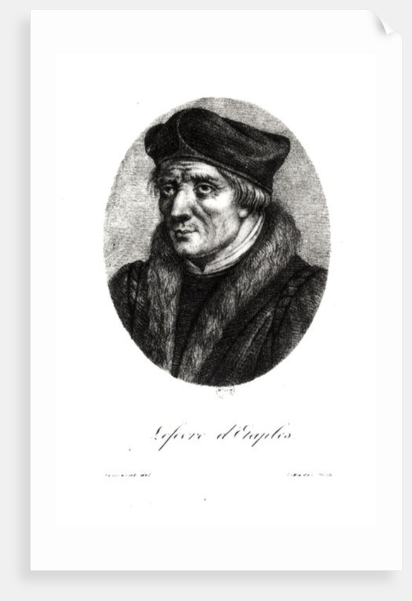 Portrait of Jacques Lefevre d'Etaples by French School