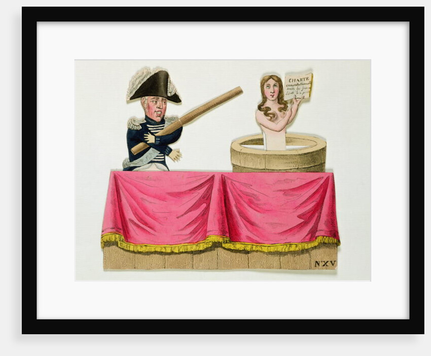 Caricature of the Constitutional Charter of 26th July 1830, c.1830 by French School