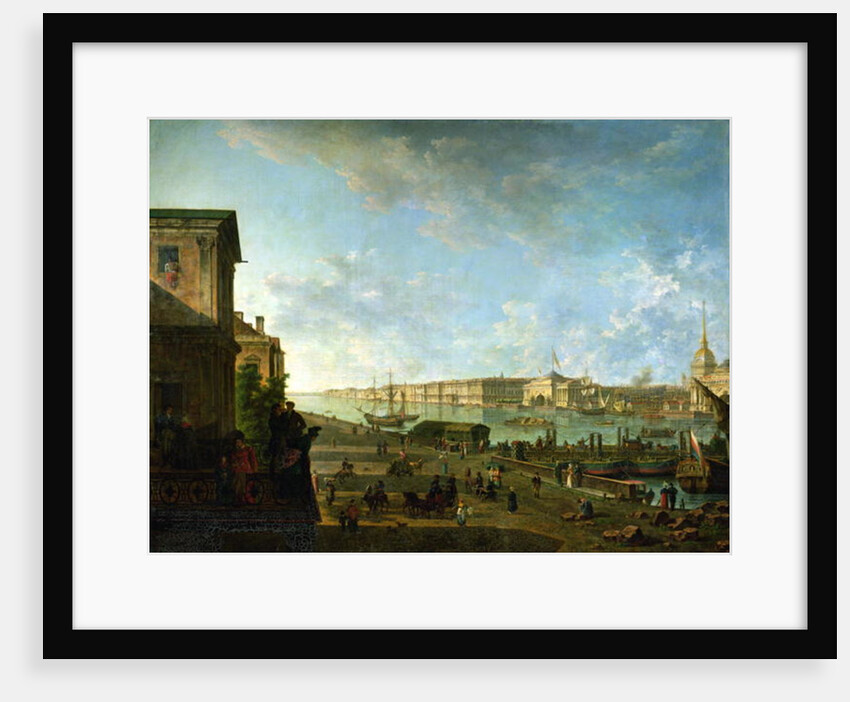The Admiralty and the Winter Palace viewed from the Military College, 1794 by Fedor Yakovlevich Alekseev