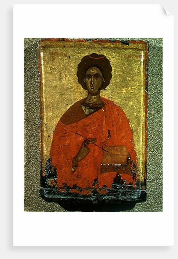 Icon of St. Pantaleon of Nicomedia by Byzantine