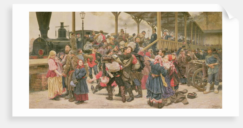 Departing for the War, 1888 by Konstantin Apollonovich Savitsky