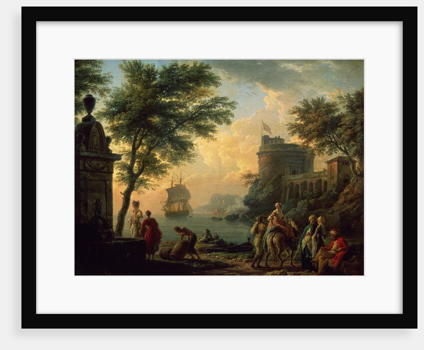 Seaport, 1763 by Claude Joseph Vernet