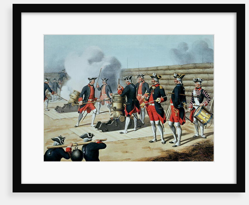 L'Artillerie Francaise by Moltzheim, Artillery of the Corps Royal in 1772 by French School