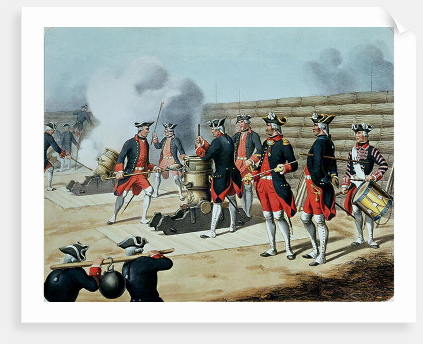 L'Artillerie Francaise by Moltzheim, Artillery of the Corps Royal in 1772 by French School