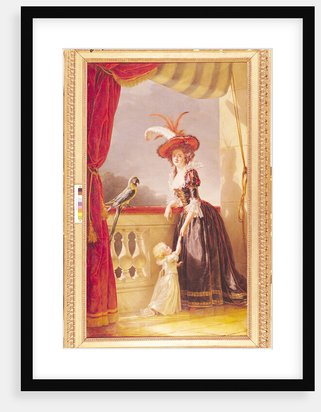 Portrait of Louise-Elisabeth de France Duchess of Parma and her son Ferdinand, 1786 by Adelaide Labille-Guiard