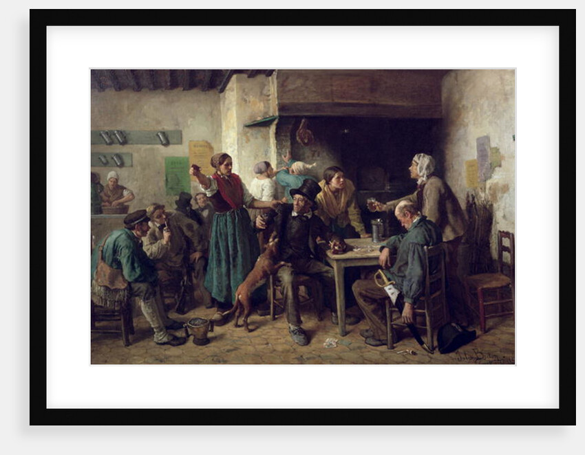 Wine Shop Monday, 1858 by Jules Breton