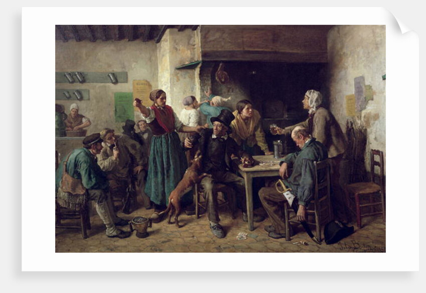 Wine Shop Monday, 1858 by Jules Breton