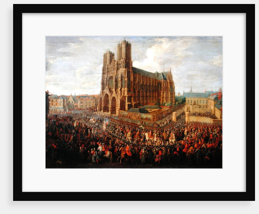 The procession of King Louis XV after his coronation, 26th October 1722, 1724 by Pierre-Denis Martin