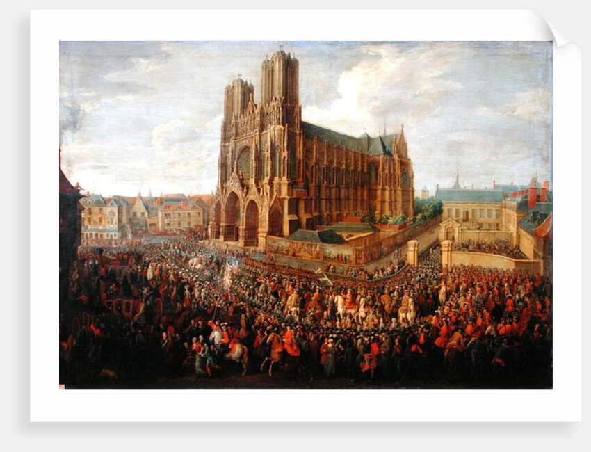 The procession of King Louis XV after his coronation, 26th October 1722, 1724 by Pierre-Denis Martin