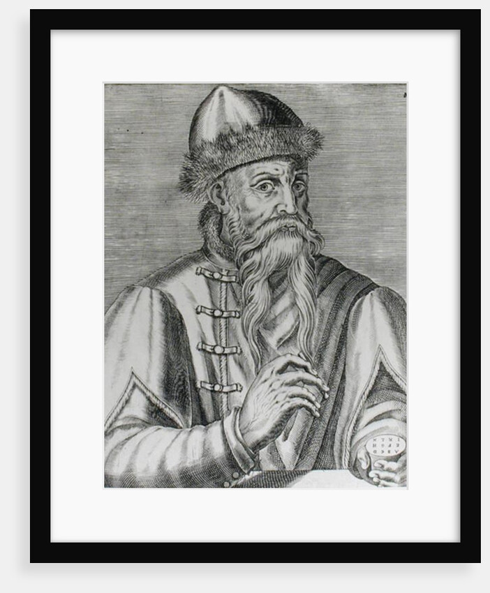 Portrait of Johannes Gutenberg by Albrecht Mentz