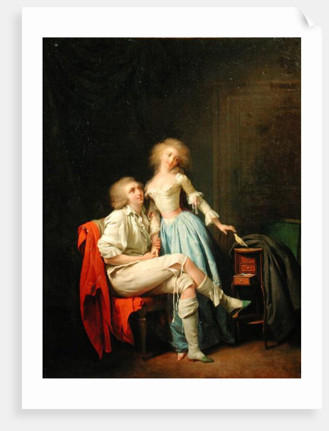 Couple with an Escaped Bird by Louis Leopold Boilly