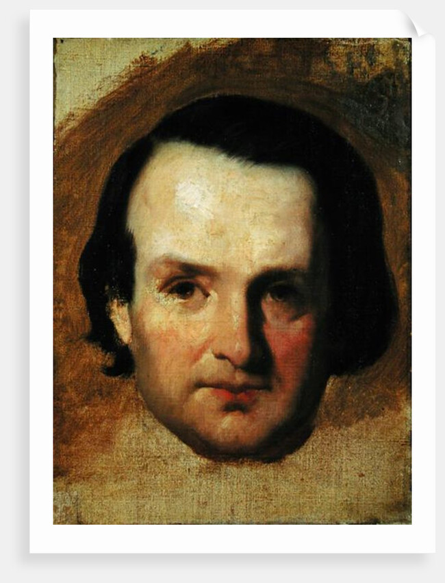 Study for a portrait of Victor Hugo c.1836 by Francois Joseph Heim