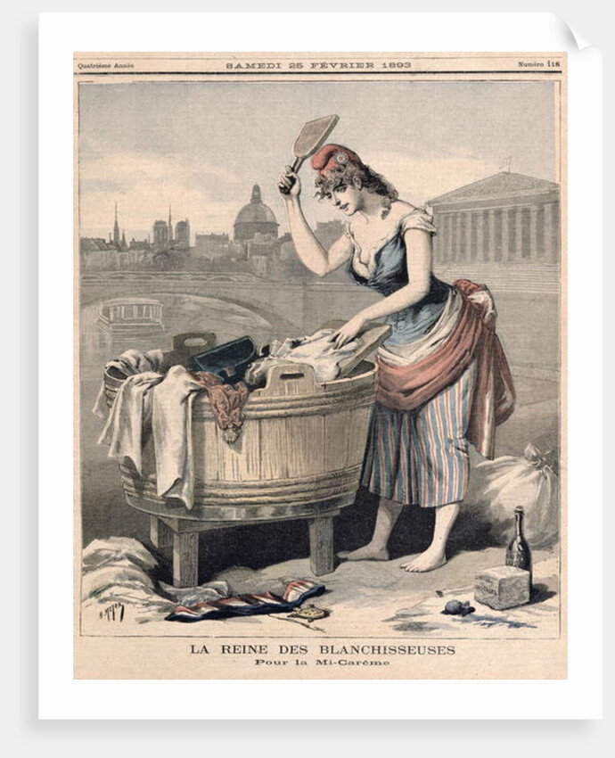 Marianne, the Queen of the Washerwomen by French School