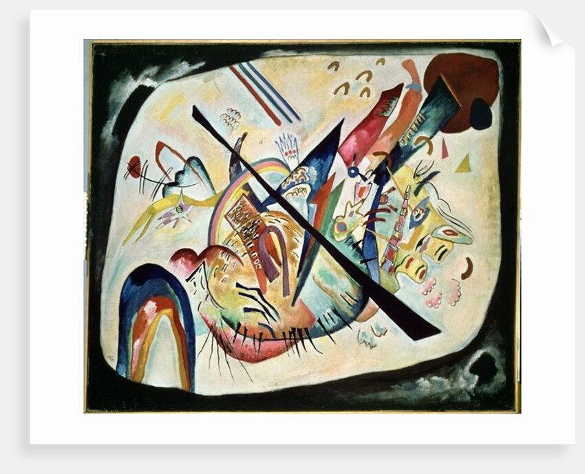 White Oval, 1919 by Wassily Kandinsky