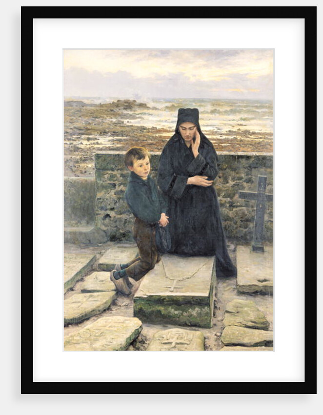 The Widow of the Ile de Sein, 1880 by Emile Renouf