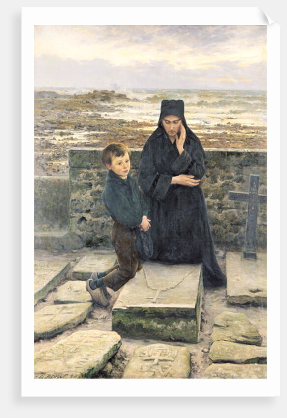 The Widow of the Ile de Sein, 1880 by Emile Renouf