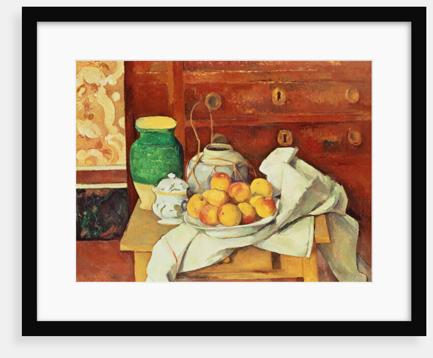 Still Life with a Chest of Drawers, 1883-87 by Paul Cezanne