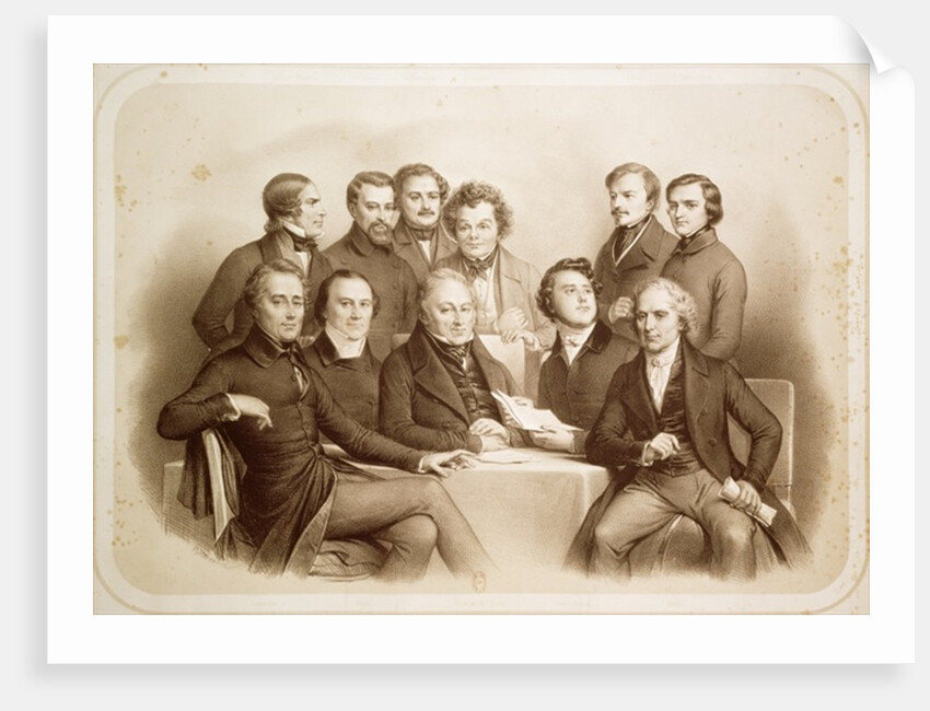 The Provisional Government of 24th February 1848, 1848 by Achille Deveria