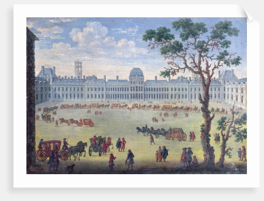 Imaginary View of the Tuileries by French School