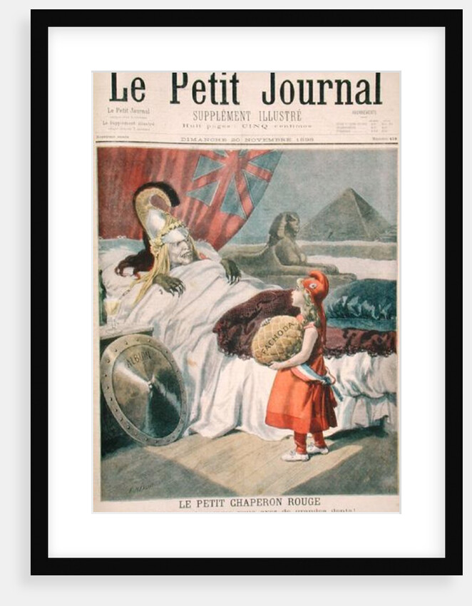Little Red Riding Hood or France losing Fachoda to England by F.L. & Tofani Oswaldo Meaulle