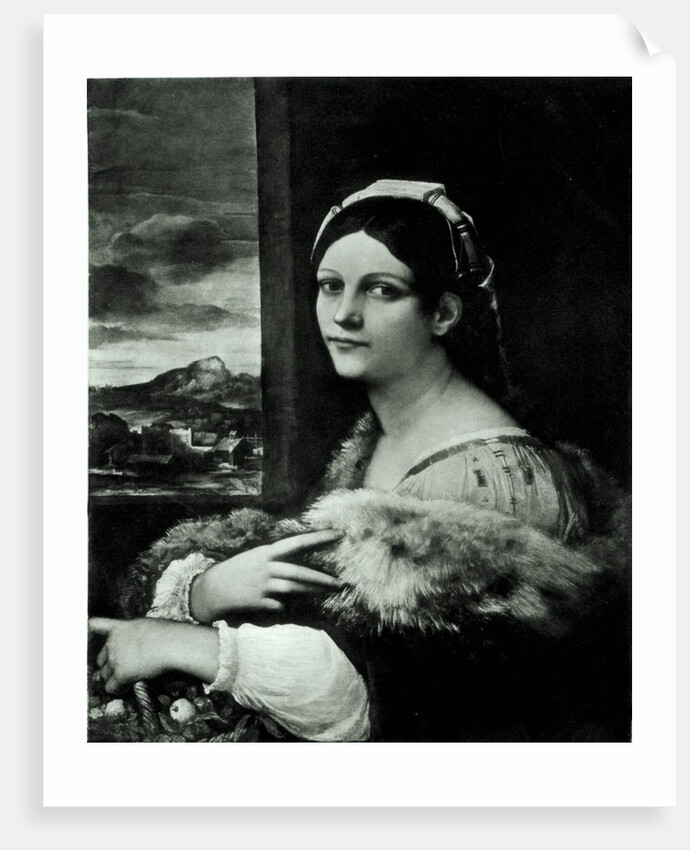 Young girl or St. Dorothy by Sebastiano del Piombo