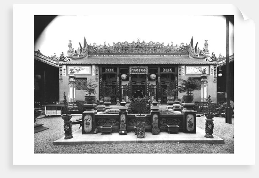 The Chinese Pavilion at the Universal Exhibition of 1889 in Paris by Adolphe Giraudon