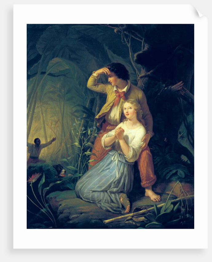 Paul and Virginie by French School