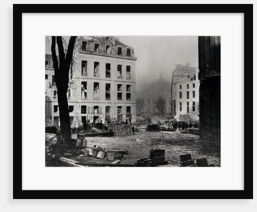 Building of the Avenue de l'Opera and view of the Opera in the back, 1858-78 by Charles Marville