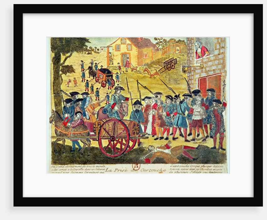 The Arrest of Louis Dominique Cartouche by French School
