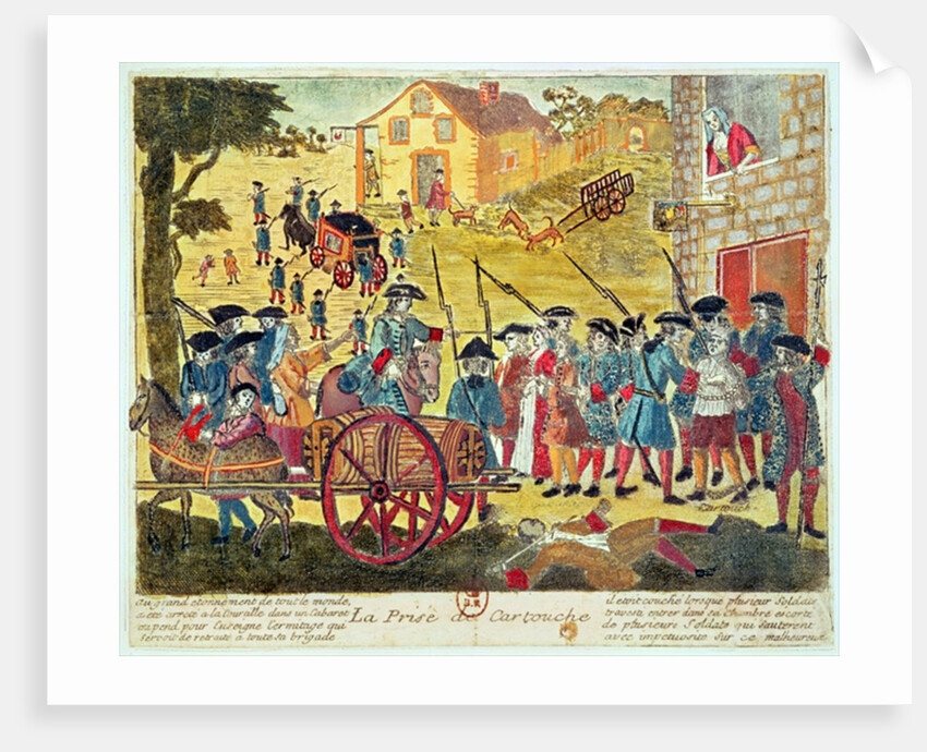 The Arrest of Louis Dominique Cartouche by French School