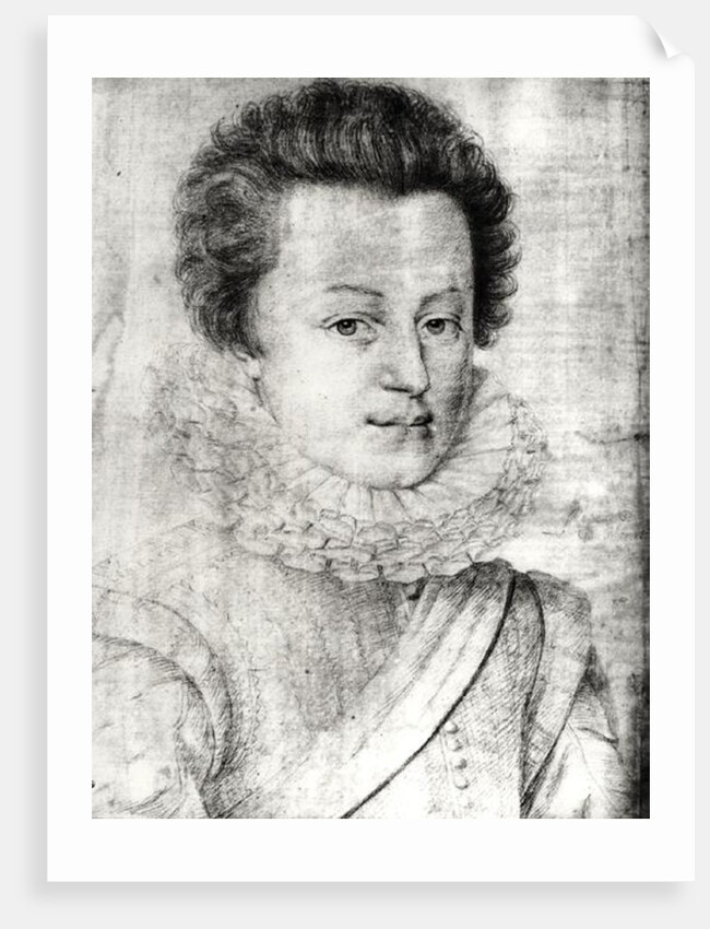 Portrait of Cesar de Bourbon, Duke de Vendome by or Dumoustier Daniel Dumonstier