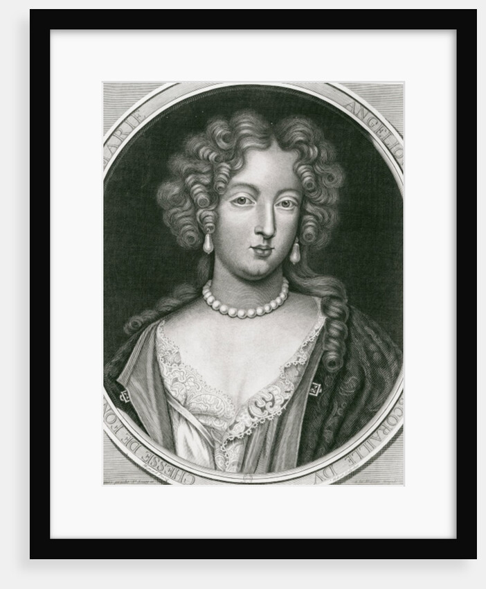 Portrait of Marie Angelique de Scoraille, duchesse de Fontanges by Pierre Mignard