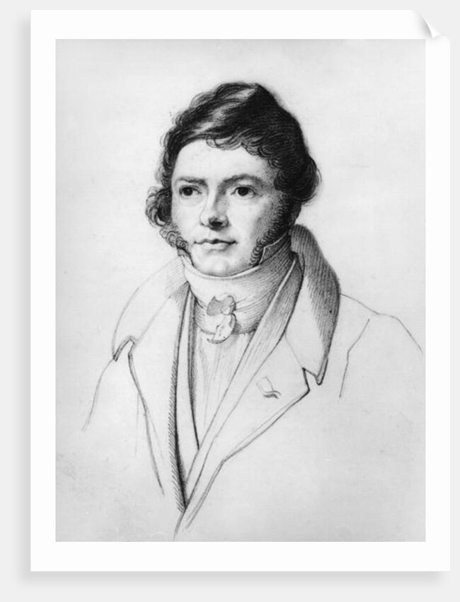 Portrait of Jean-Francois Champollion, 1830 by French School