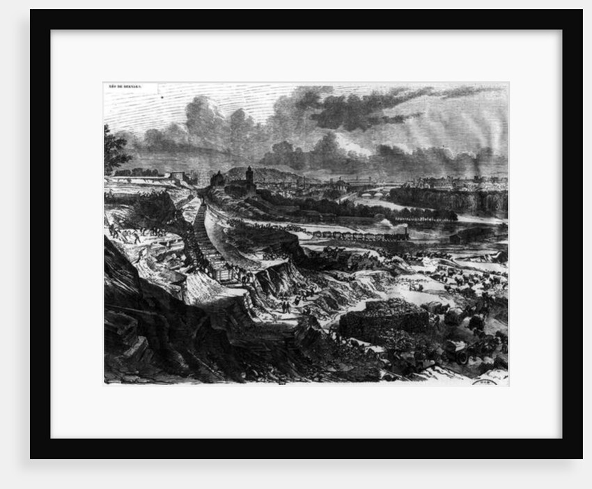 Levelling of the Chaillot Hill for the building of Roi de Rome place in 1812-13 by French School