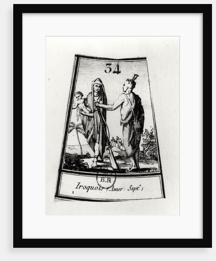 Iroquois Indians by French School
