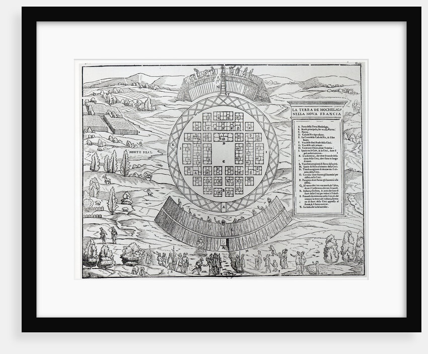 Foundation of Hochelaga by Italian School