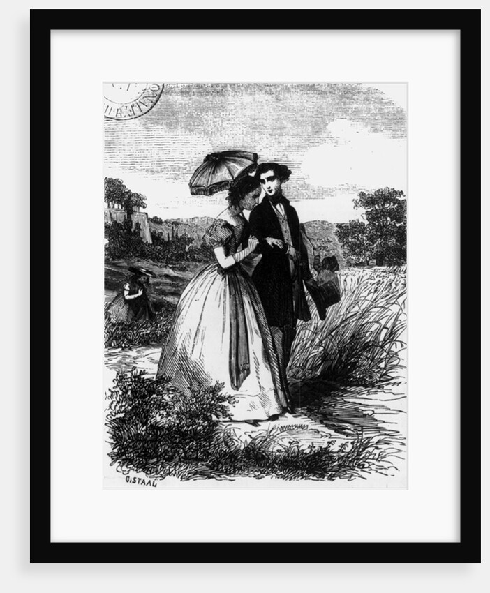 Felix de Vandenesse and Madame de Mortsauf by Pierre Gustave Eugene Staal