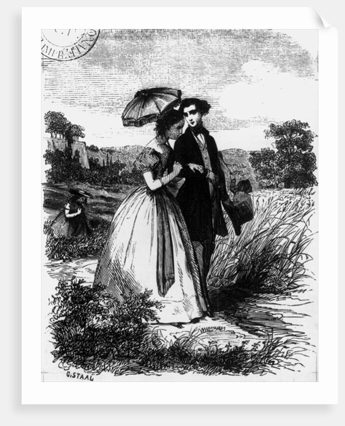 Felix de Vandenesse and Madame de Mortsauf by Pierre Gustave Eugene Staal