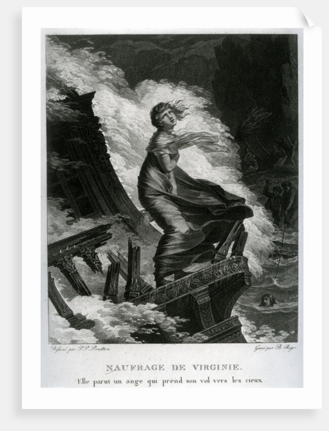 Shipwreck of Virginie by Pierre-Paul Prud'hon