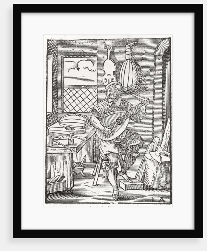 The Instrument Maker's Workshop, c.1570 by Jost Amman
