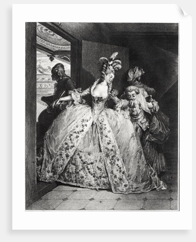 The Farewells, 1777 by Jean Michel the Younger Moreau