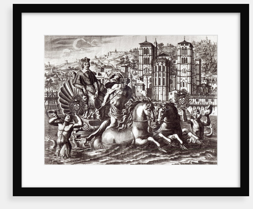 Allegory celebrating the nomination of Cardinal de Richelieu to the office of Superintendant of Navigation and Trade in October 1626 by Claude Goyrand