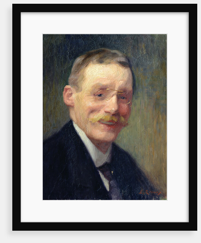 Self portrait, Smiling by Jules Ernest Renoux