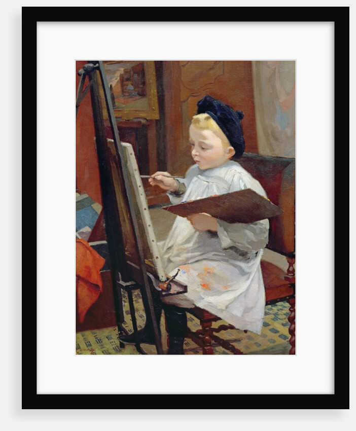 Marcel Renoux Painting by Jules Ernest Renoux