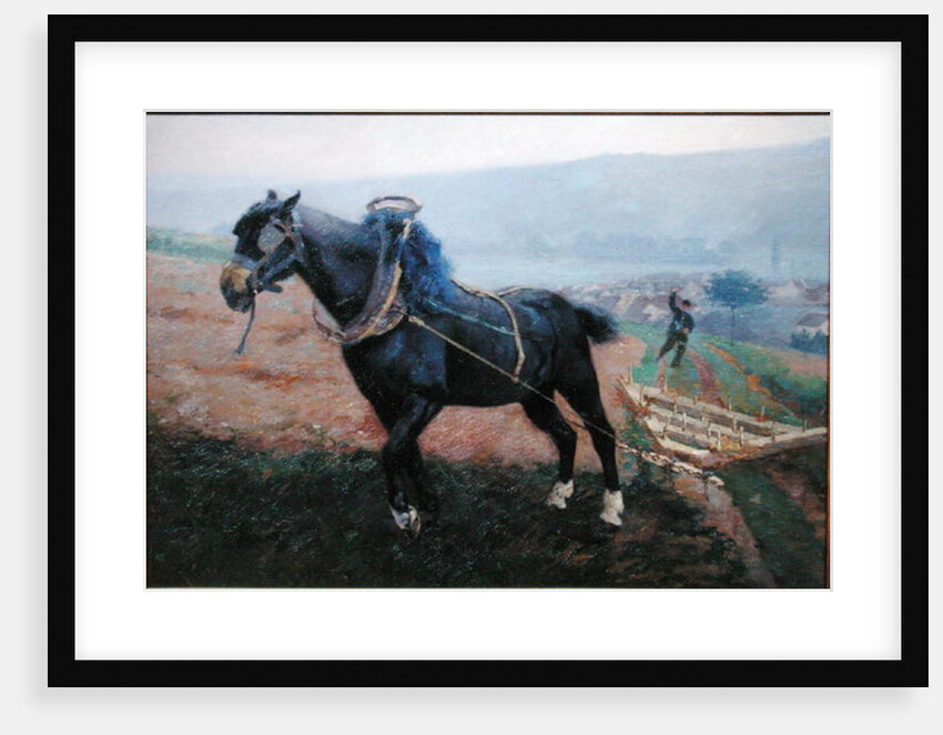 Landscape at Romeny, The Horse by Jules Ernest Renoux