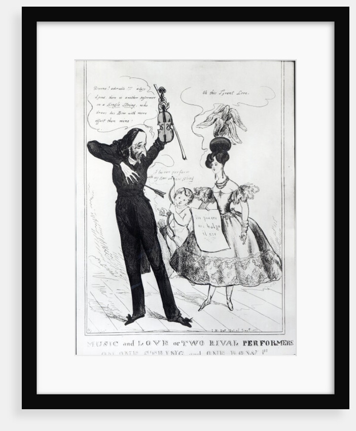 Music and Love or Two Rival Performers on one String and one Bow by English School